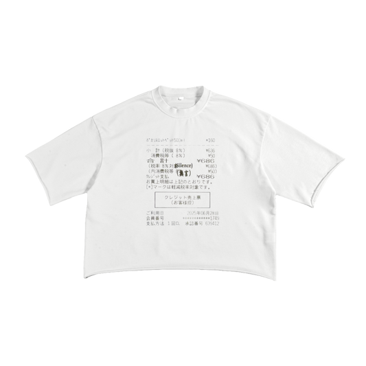 French Terry Raw Edge T-Shirt