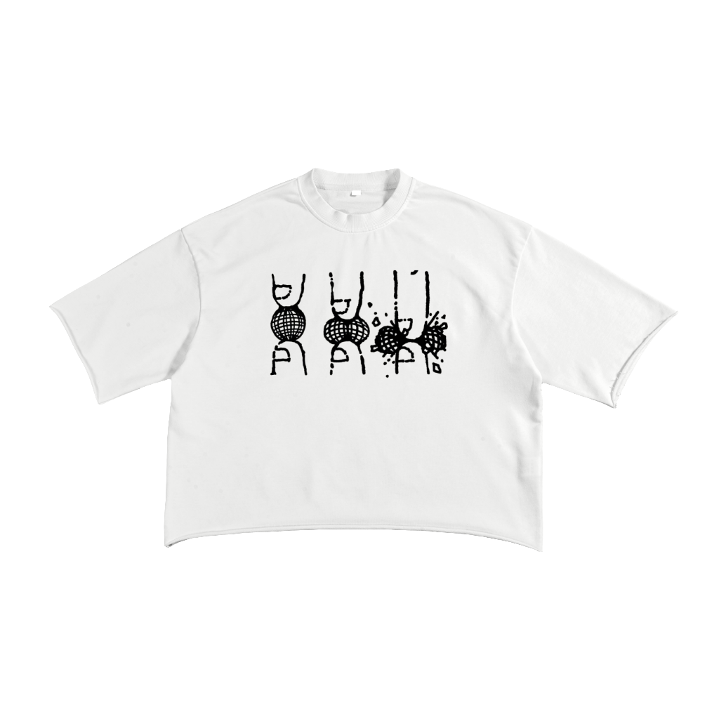French Terry Raw Edge T-Shirt