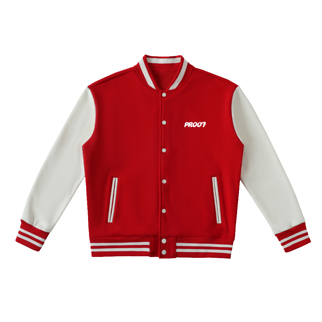 Fleeced Varsity Jacket