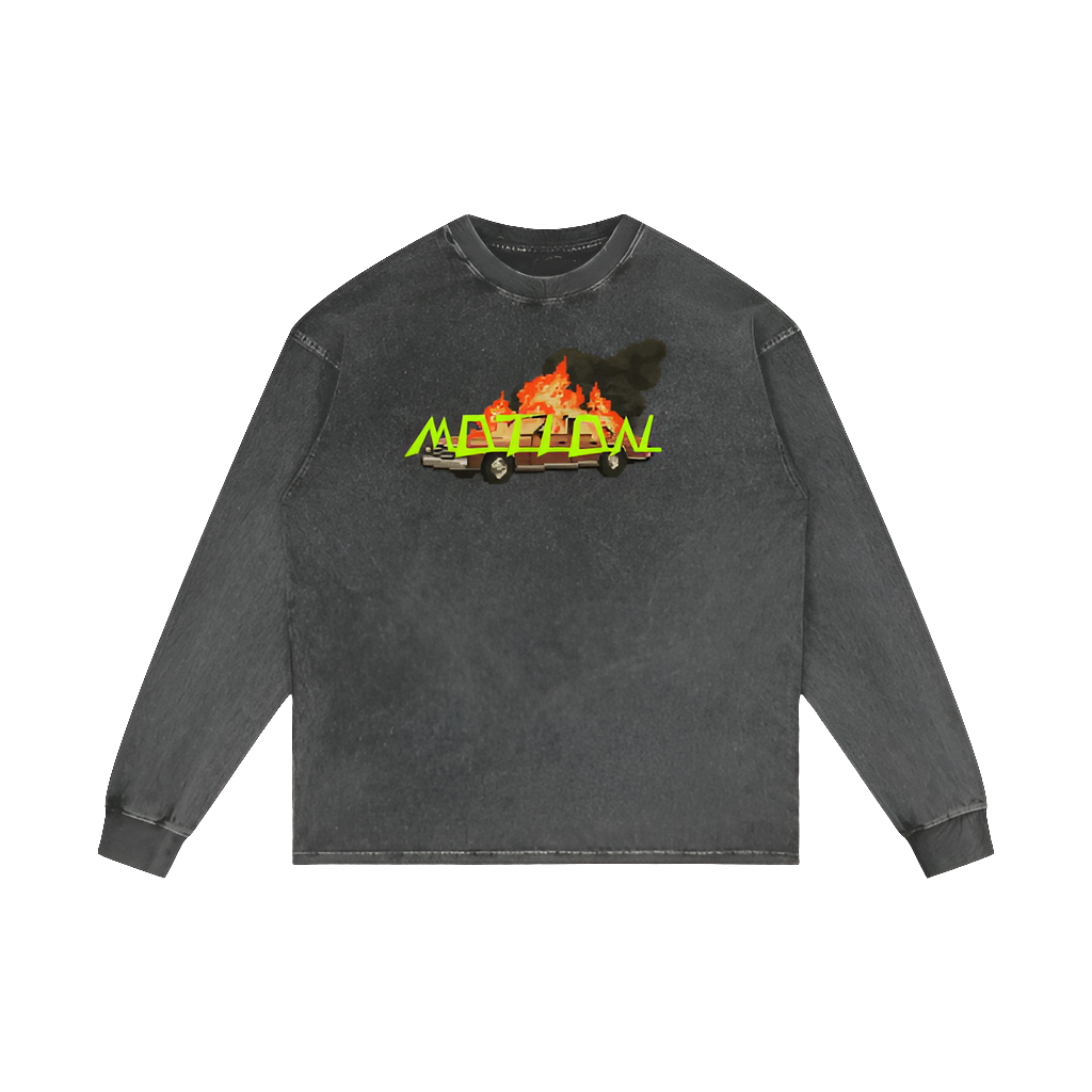 ACID WASH SWEATER