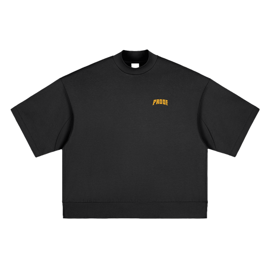 Heavyweight Oversized Mock Neck T-shirt