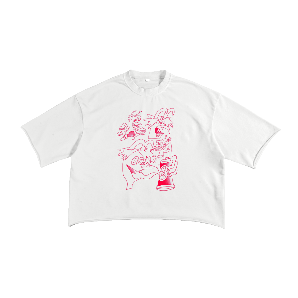 French Terry Raw Edge T