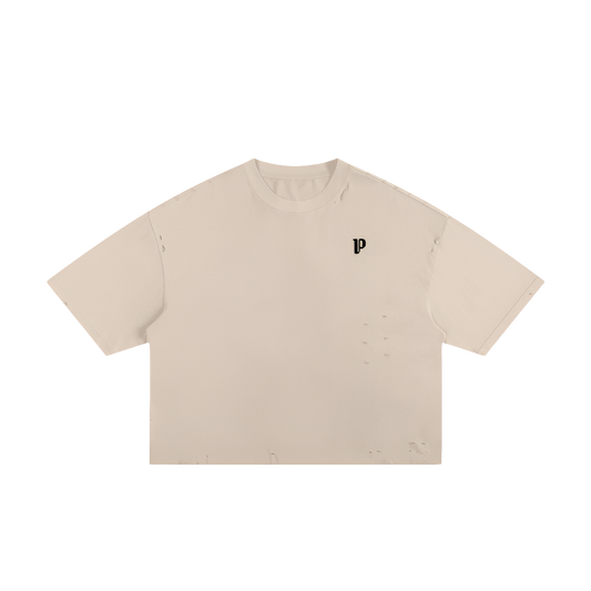 Classic Frayed Boxy T