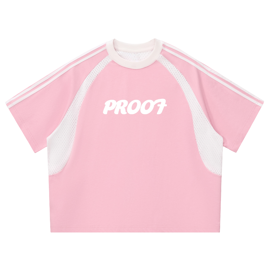 Stripes Panel Mesh T