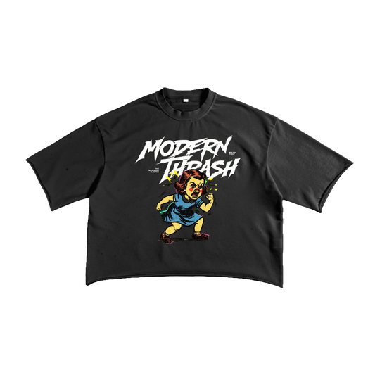 French Terry Raw Edge T