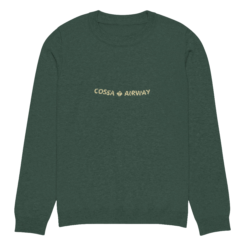 Knitted Cossa crew neck sweater