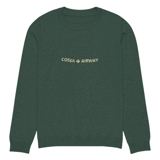 Knitted Cossa crew neck sweater