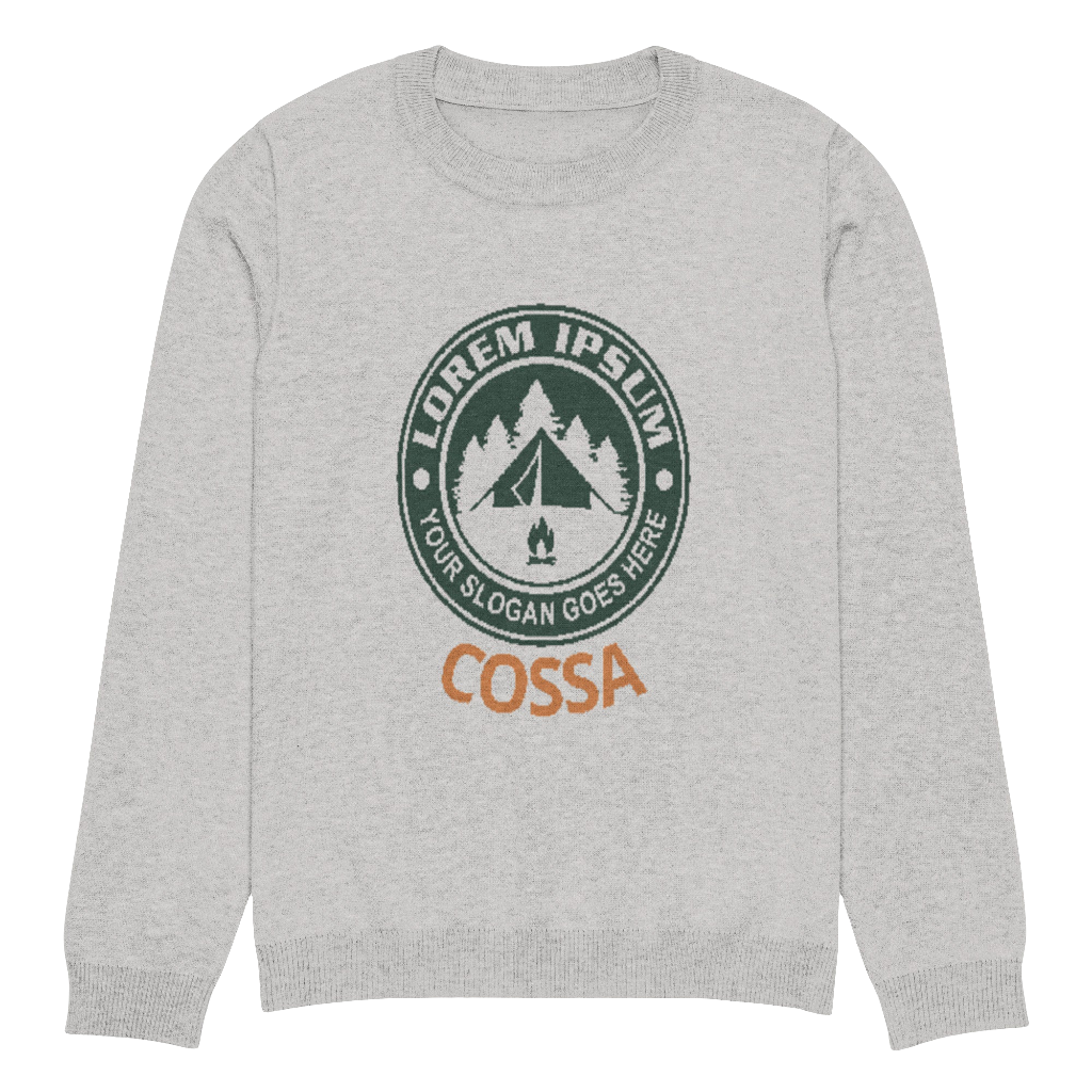 Knitted Cossa crew neck sweater