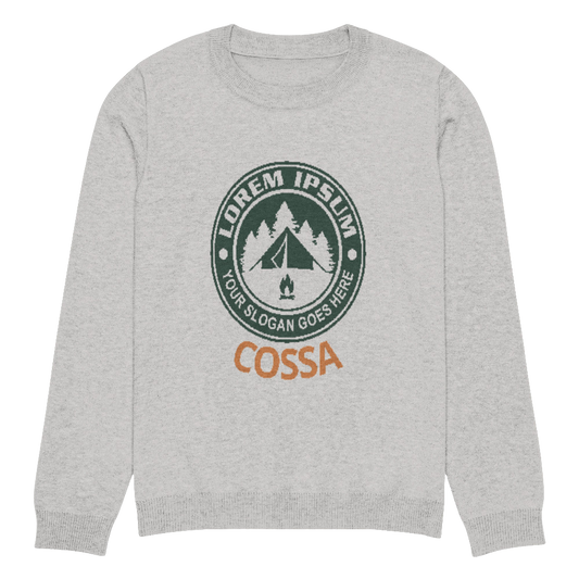 Knitted Cossa crew neck sweater