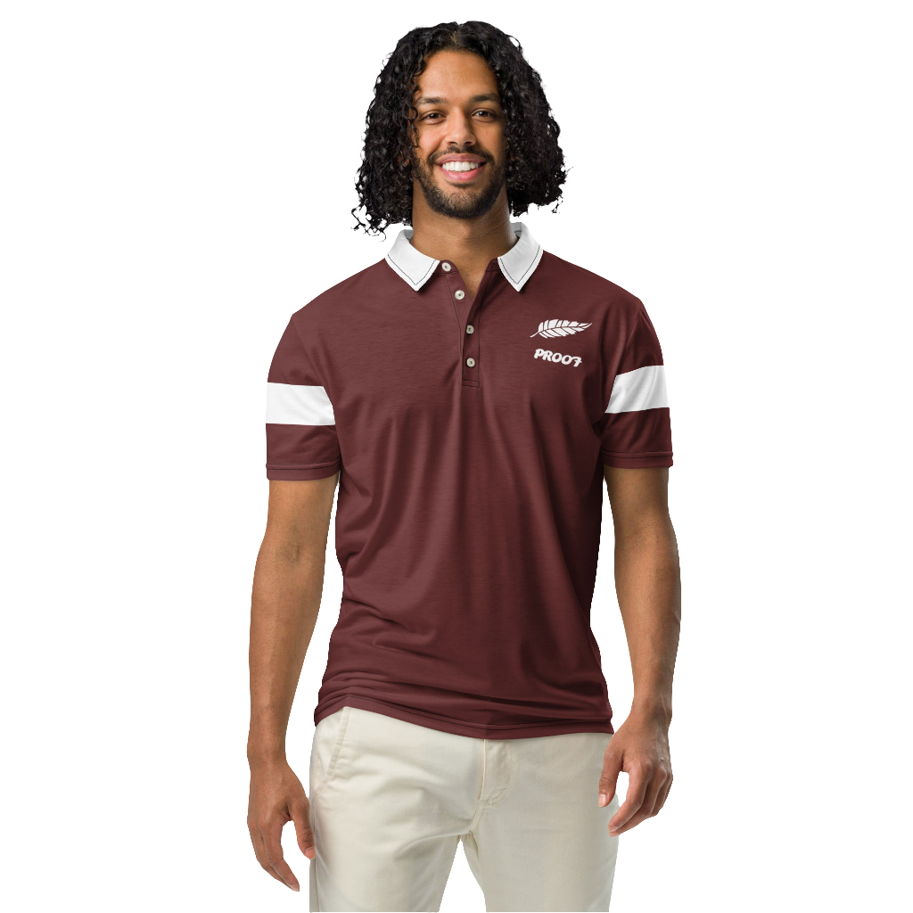 slim fit rugby polo
