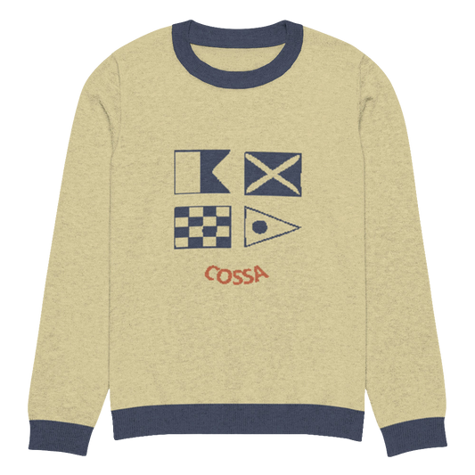 Knitted Cossa crew neck sweater