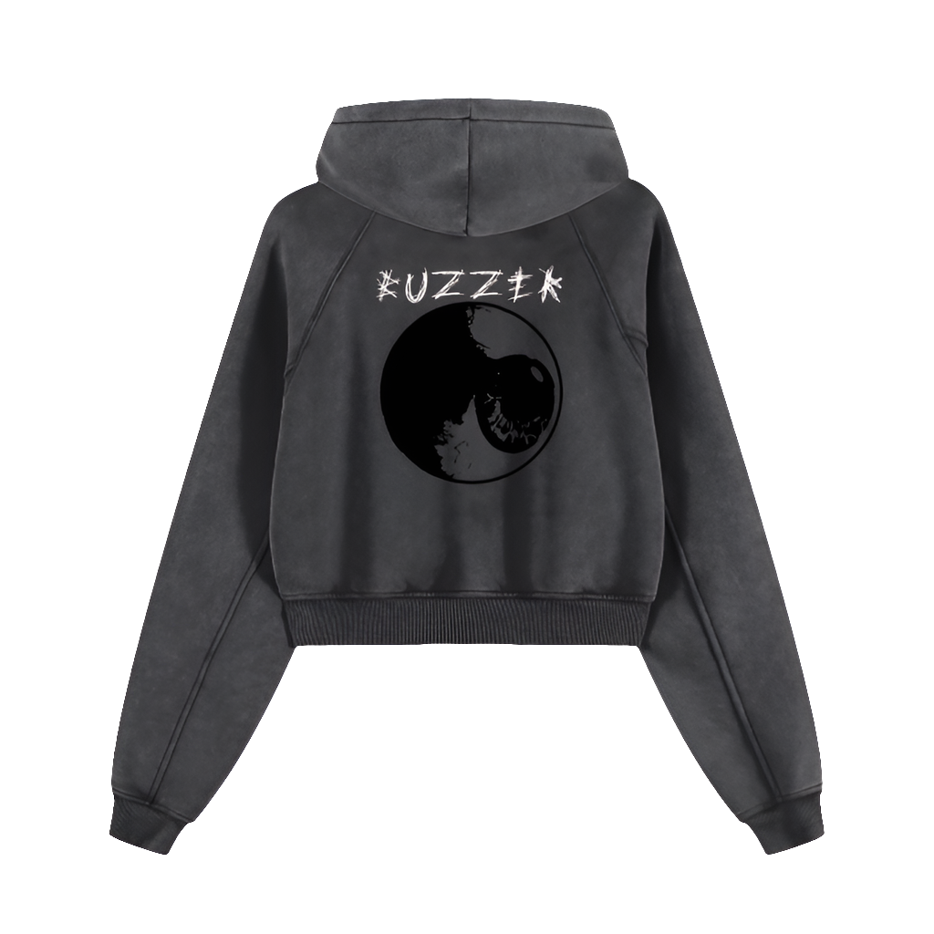 Cropped Zip Hoodie