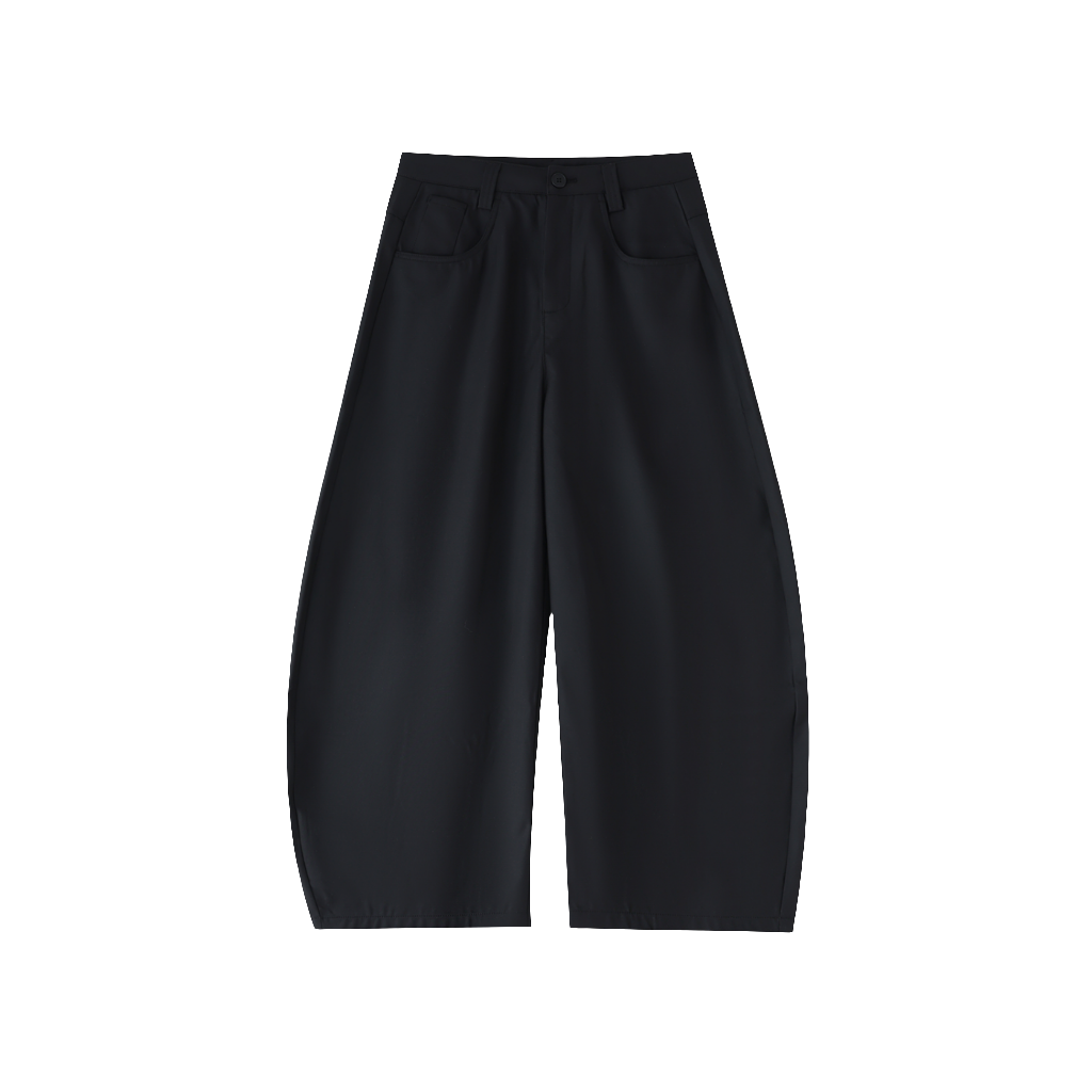 Essential Curved-Blade Suit Pants