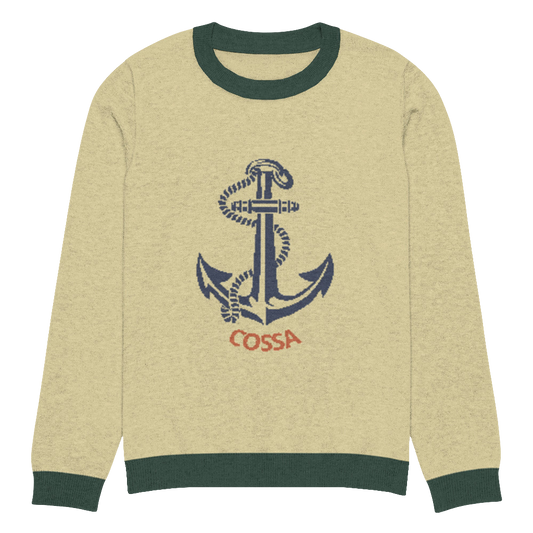 Knitted Cossa crew neck sweater