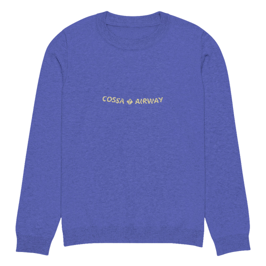 Knitted Cossa crew neck sweater