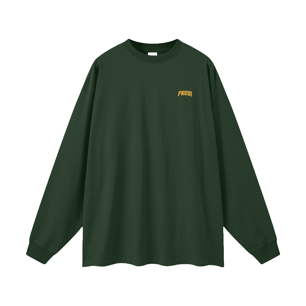 Streetwear Unisex Cotton Long Sleeve Tee