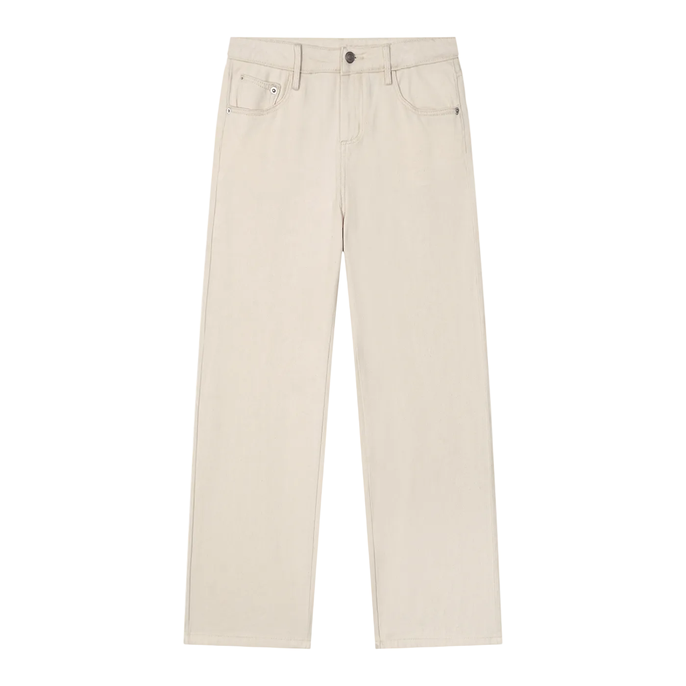 Vintage Wash Straight Leg Jeans