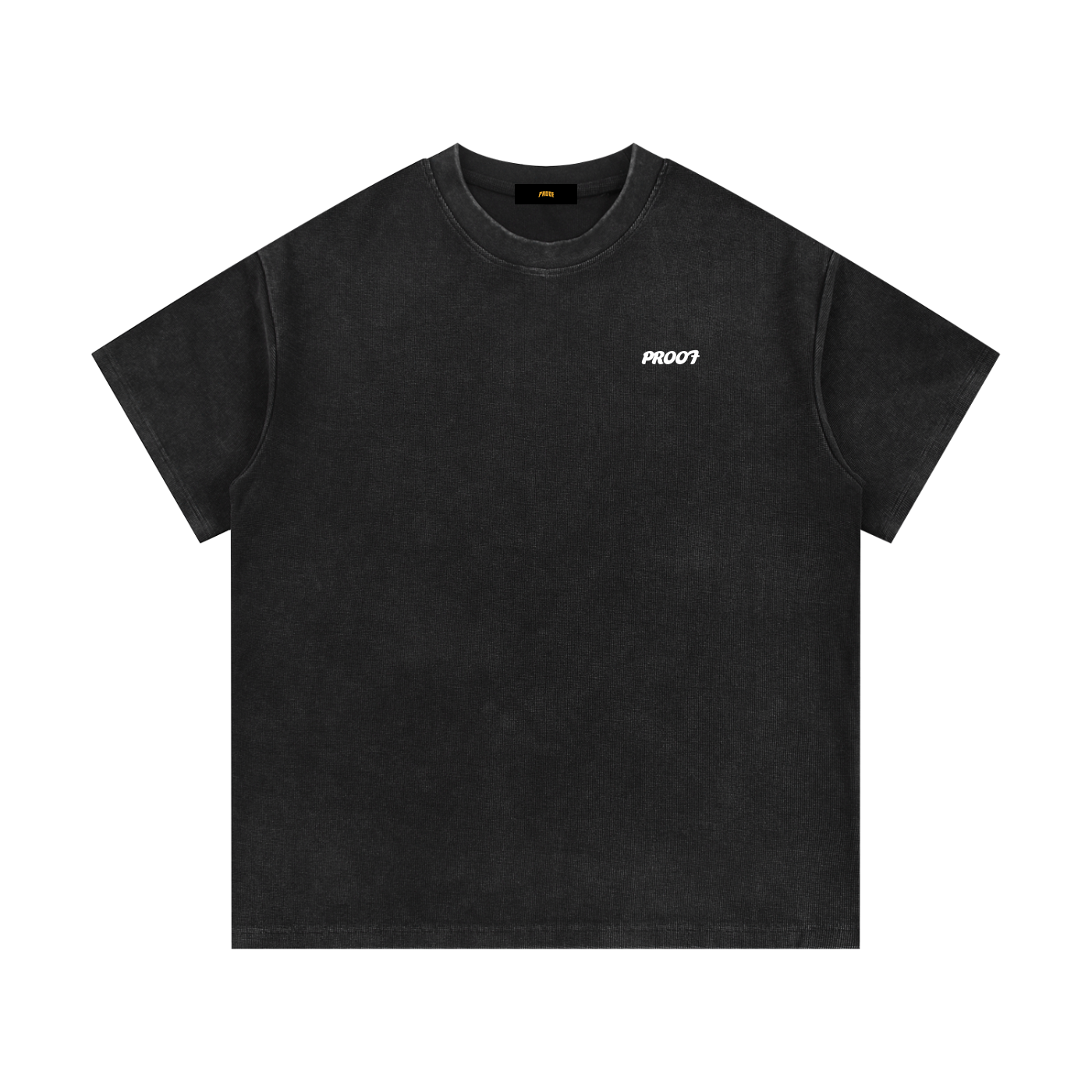Mineral Wash Waffle Knit T-Shirt