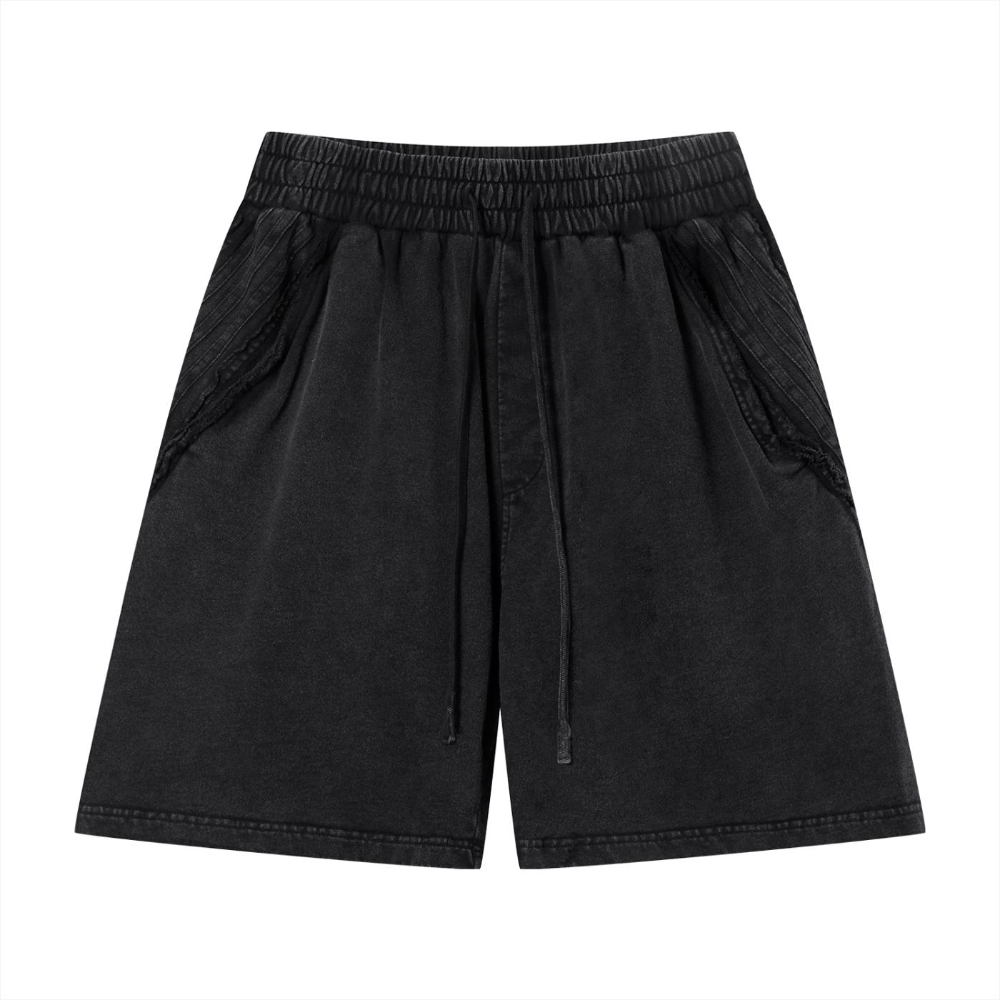 Vintage Wash Raw Edge Shorts