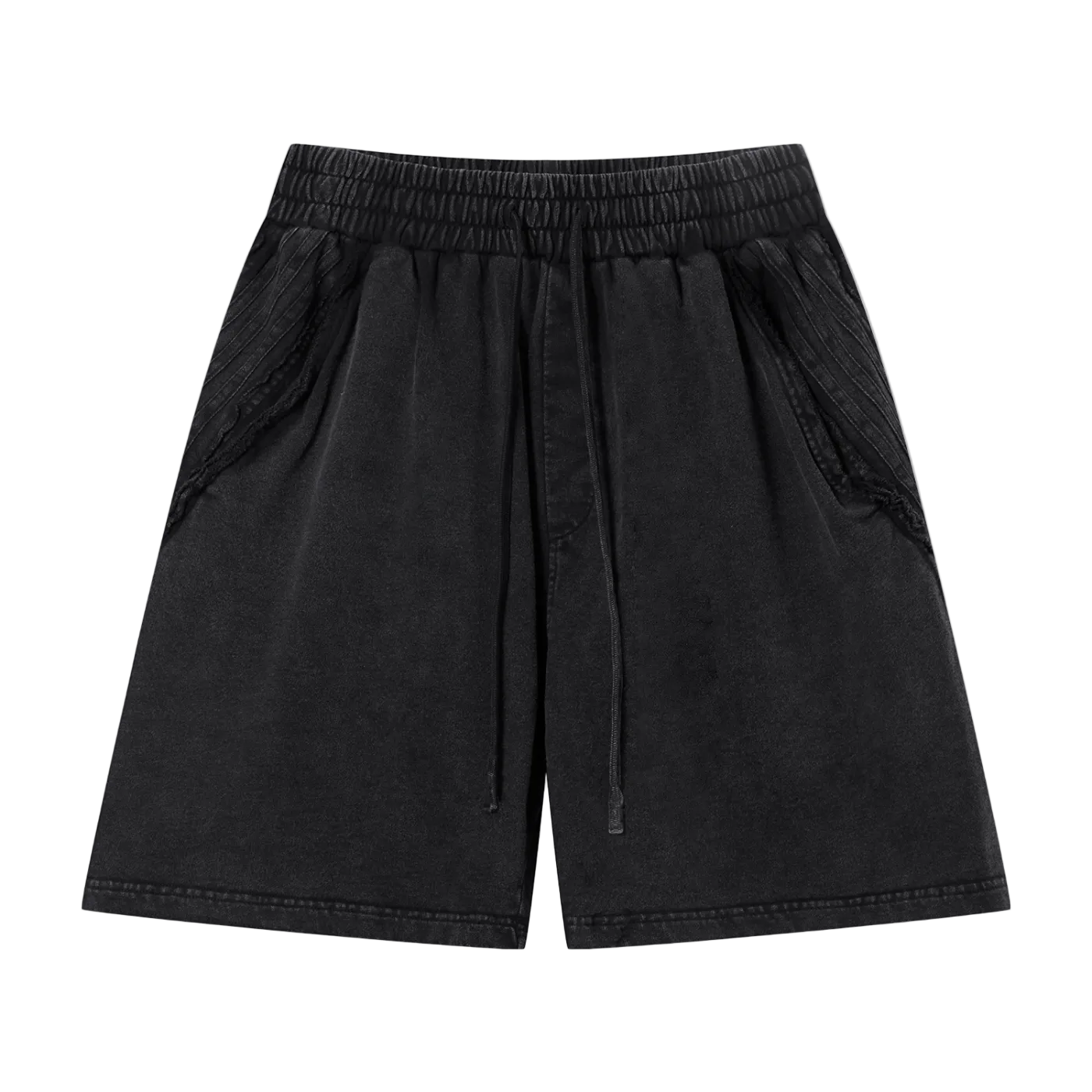Vintage Wash Raw Edge Shorts