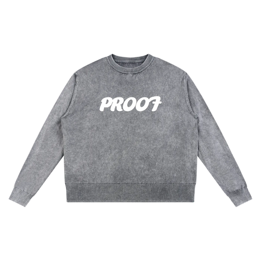 Mineral Wash Oversized Sweater