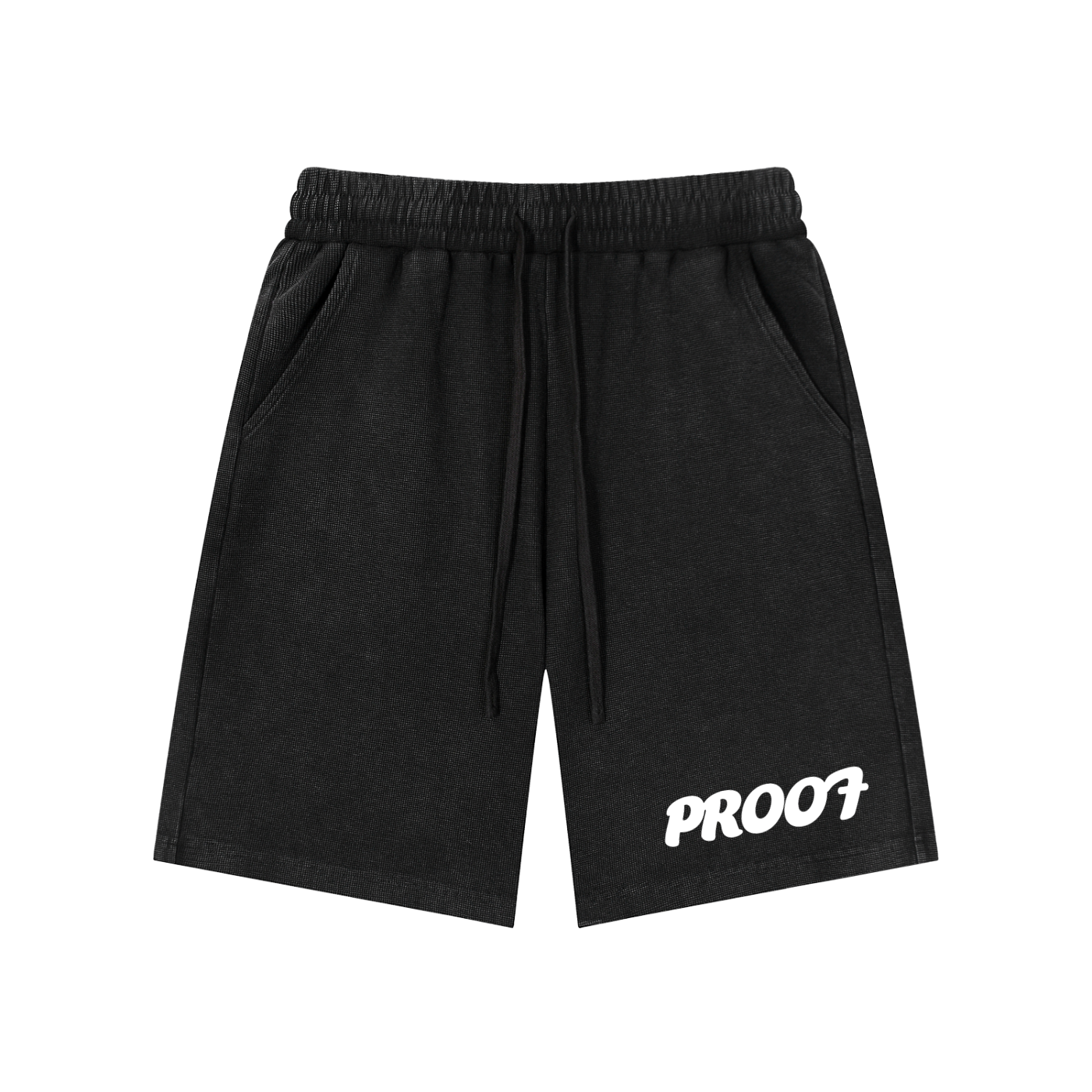Mineral Wash Waffle Knit Shorts
