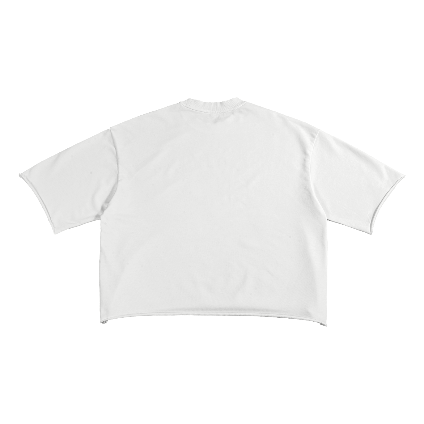 French Terry Raw Edge T-Shirt