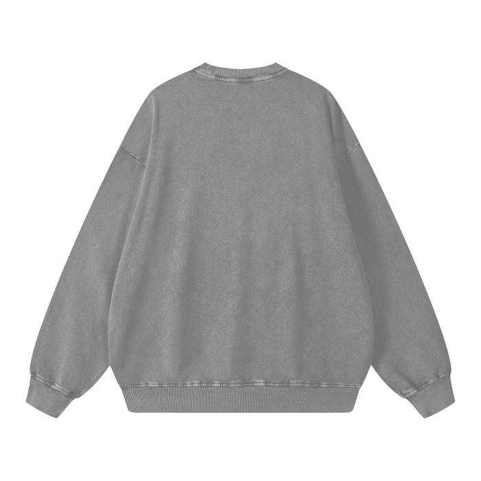 Acid Wash Oversize Sweatshirt