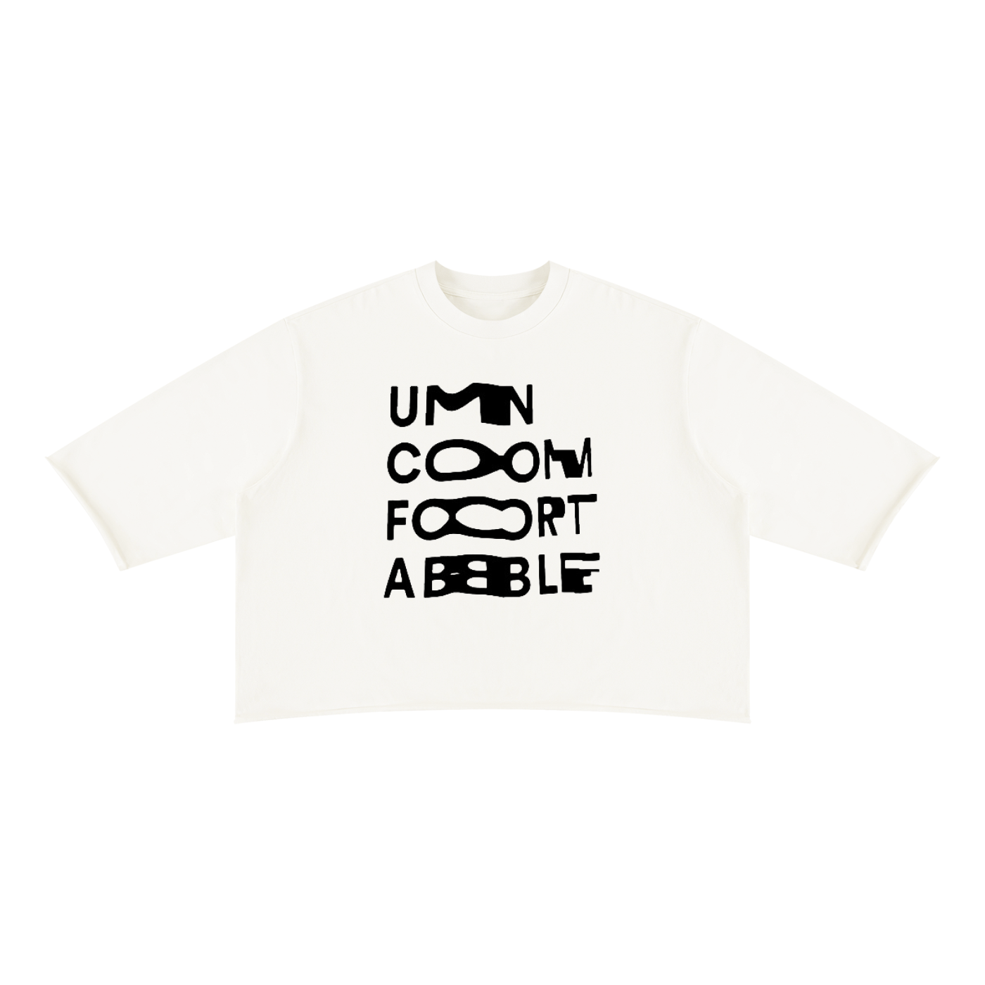 Mineral Wash Raw Hem Boxy T