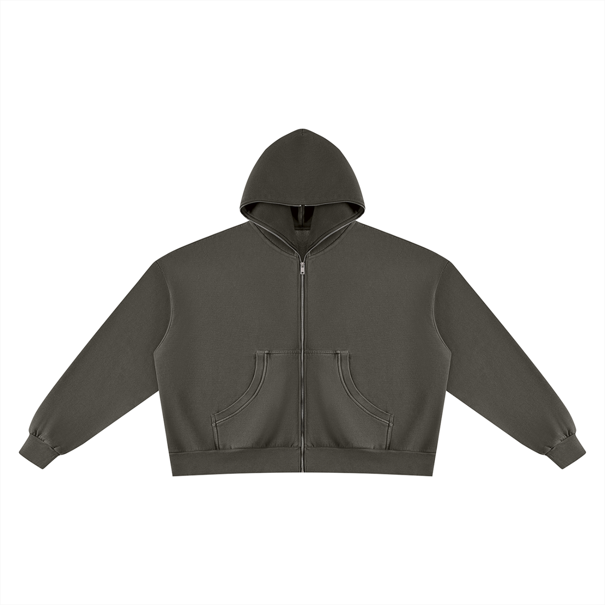 Vintage Wash Fleece Boxy Hoodie