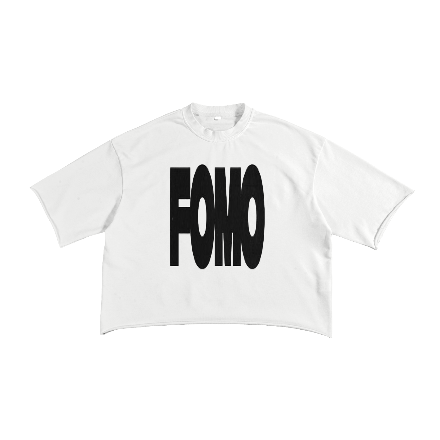 French Terry Raw Edge T-Shirt