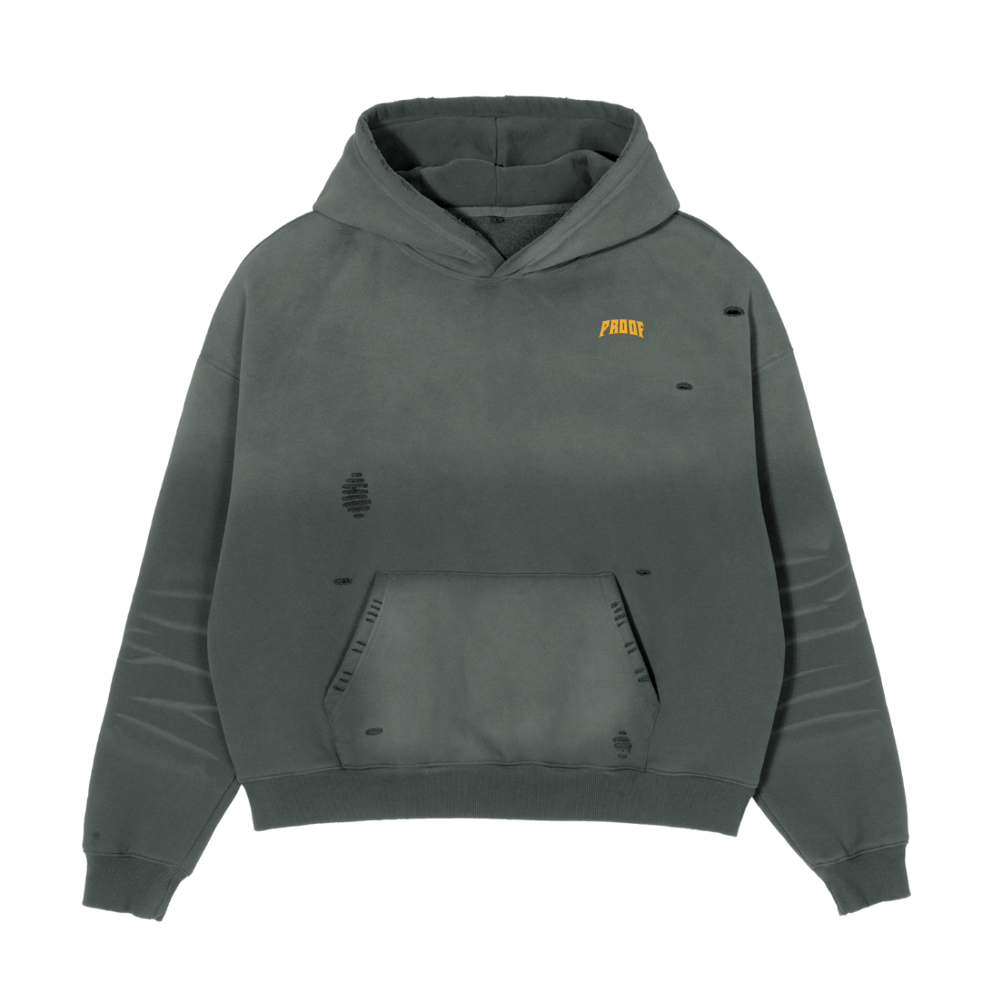Distressed hoodie