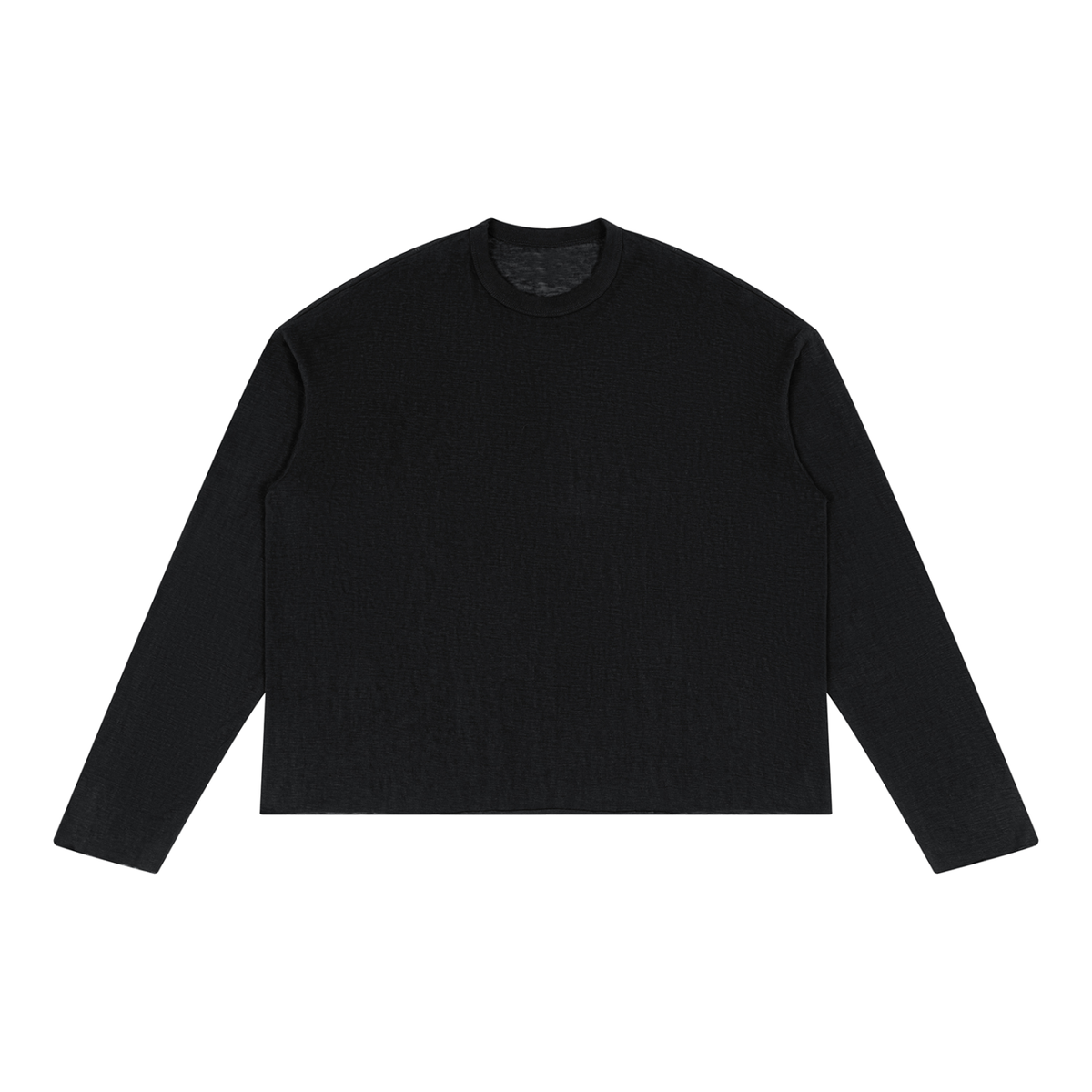 Raw Edge Long Sleeve T