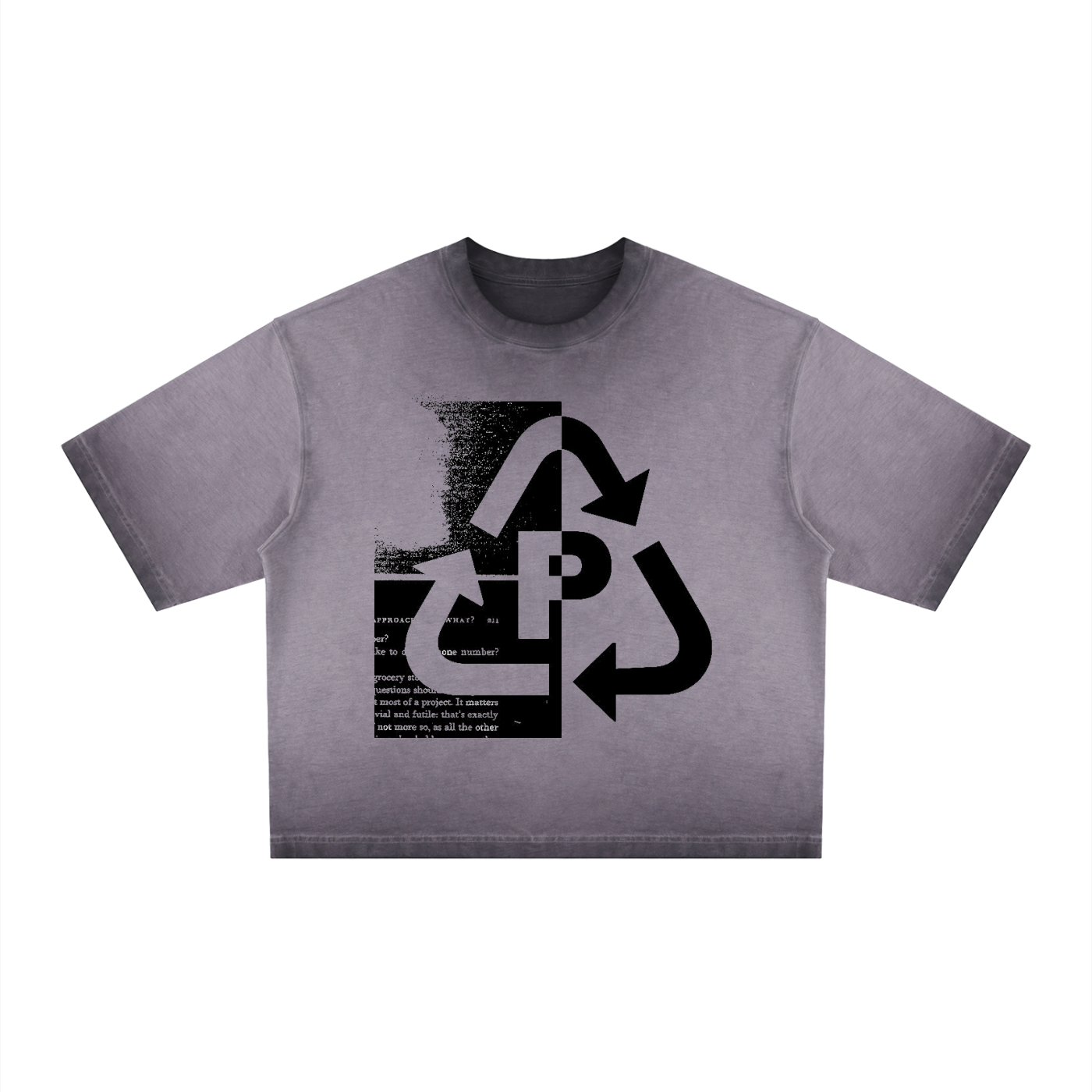 Reverse Dyed Boxy T