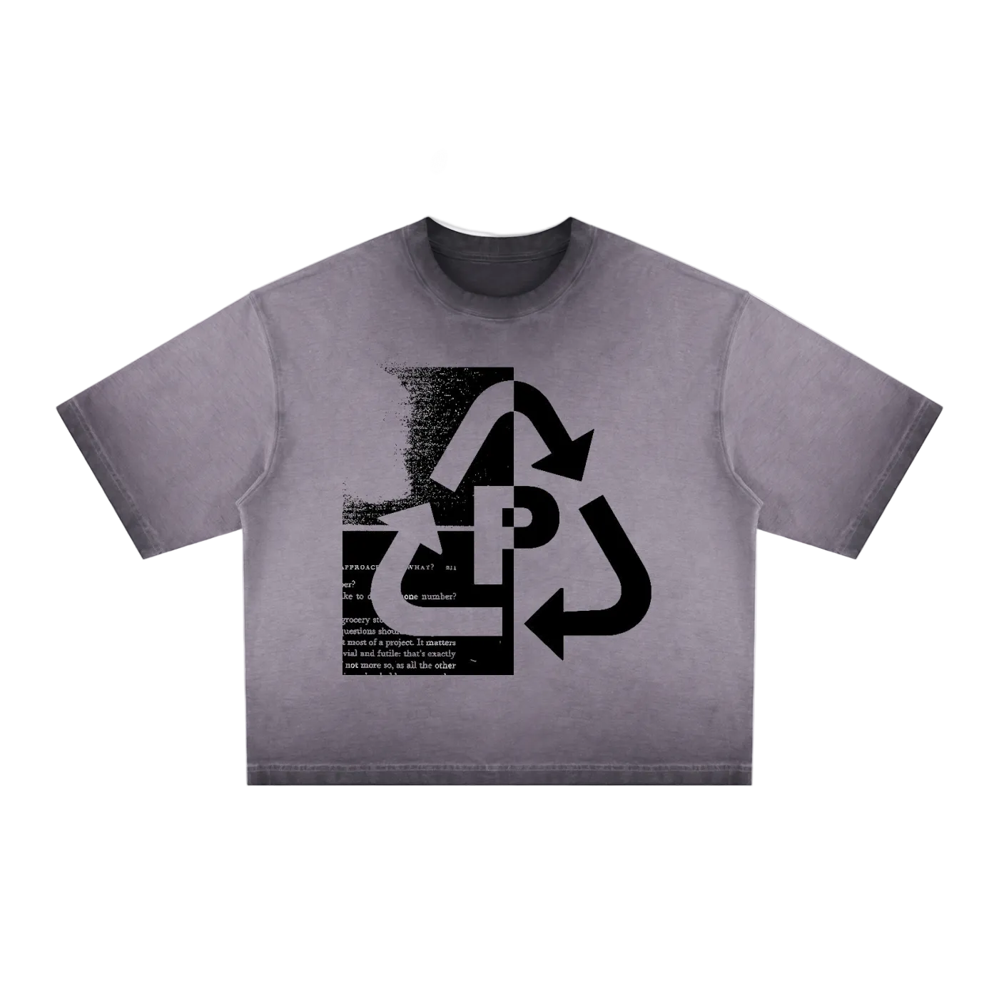 Reverse Dyed Boxy T