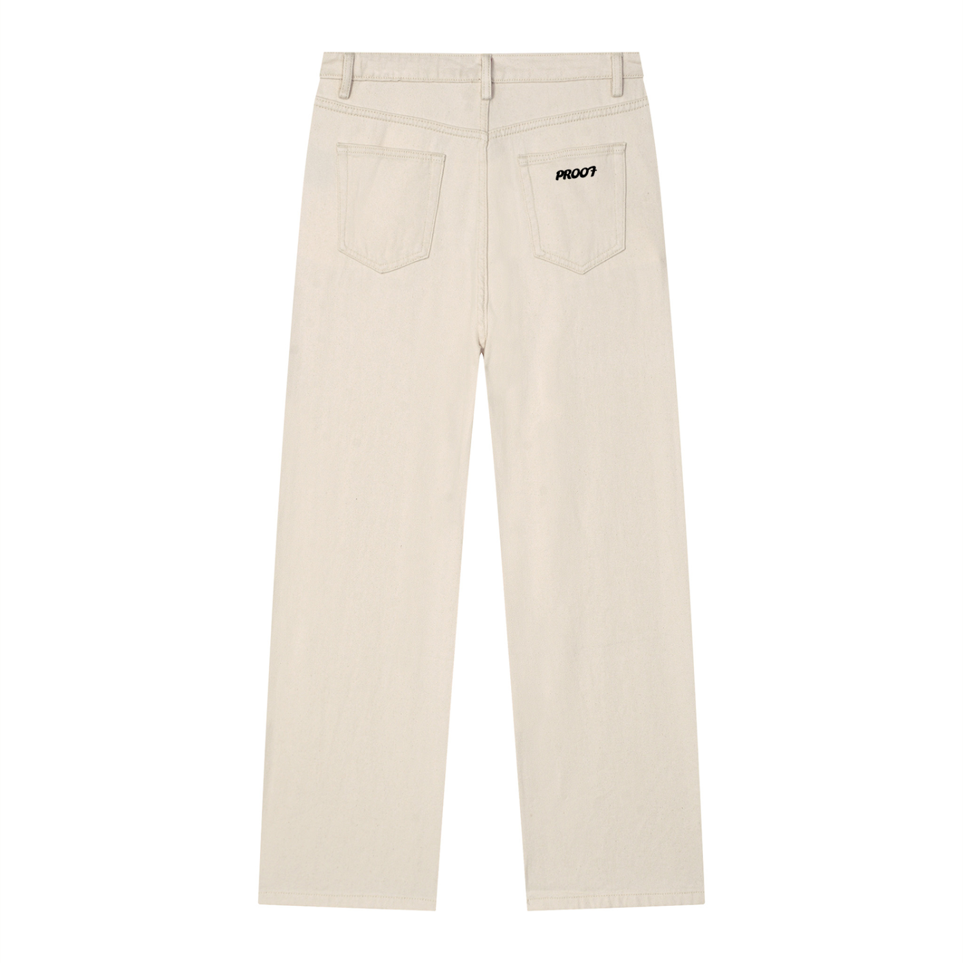 Vintage Wash Straight Leg Jeans