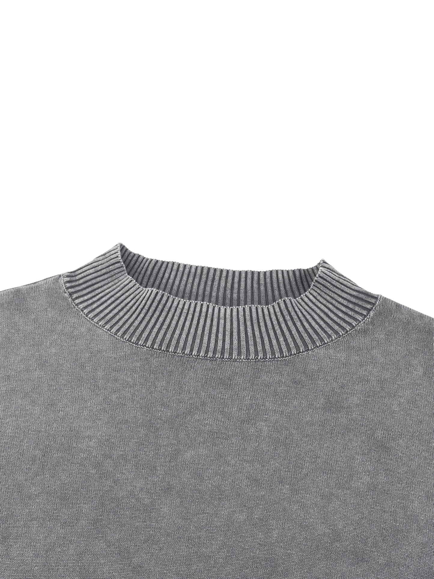 Mineral Wash Cropped Sweater