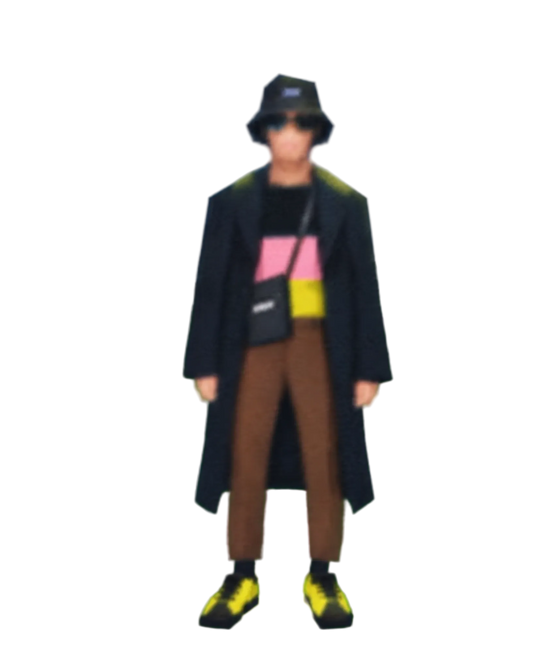 Wool overcoat trench