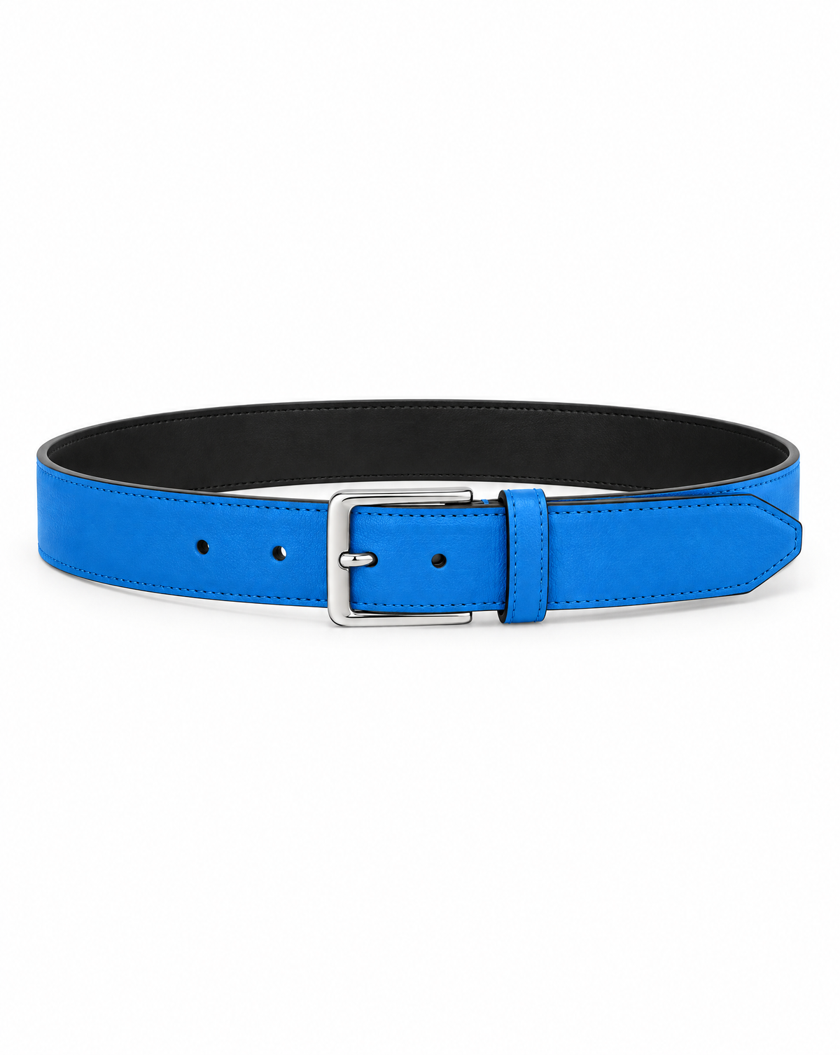Leather skinny belt