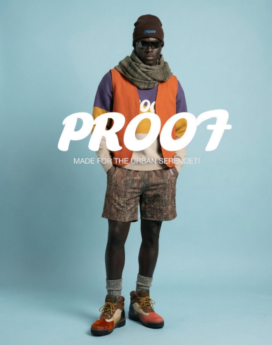 Relaxed fit knitted crew neck sweater