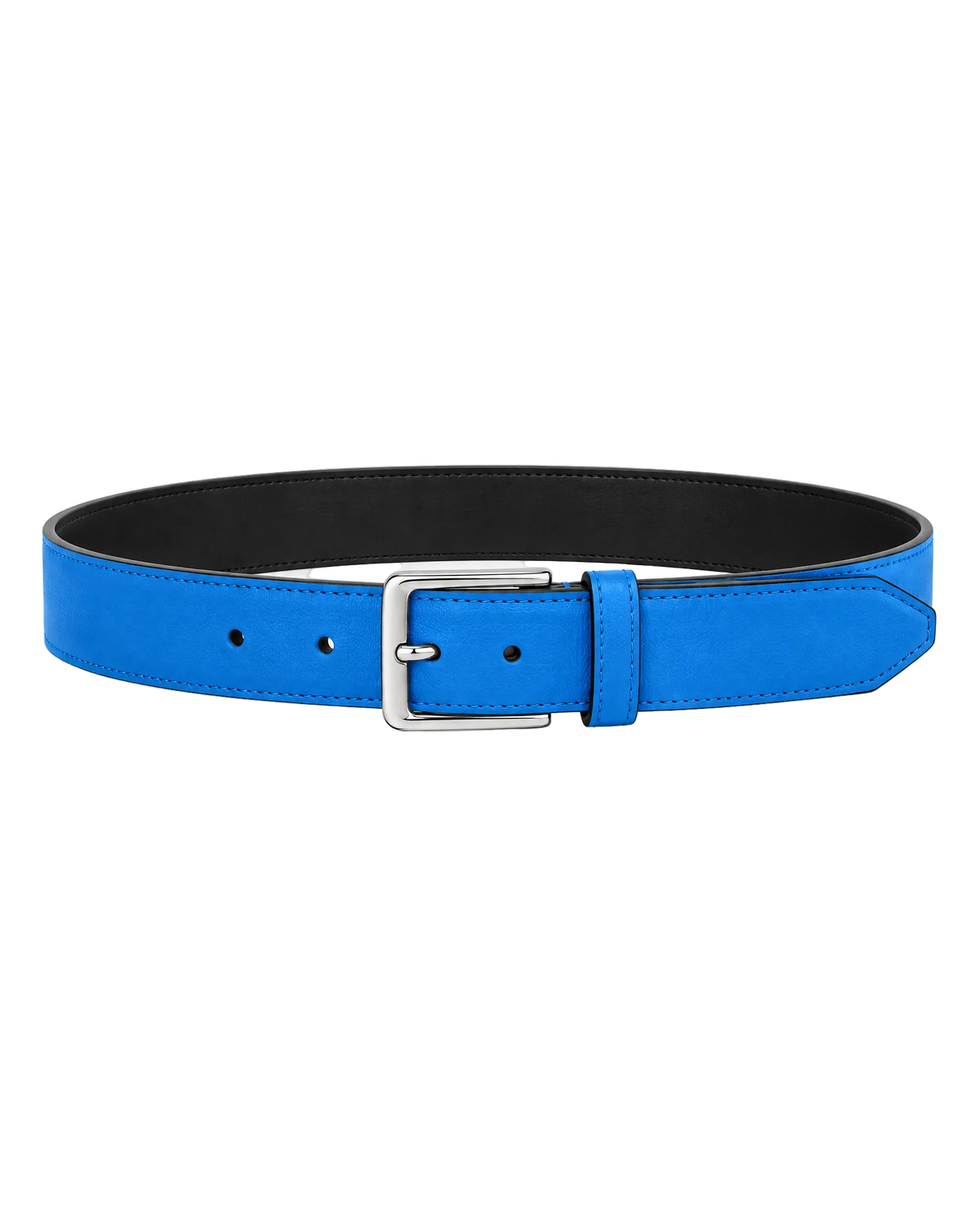 Leather skinny belt