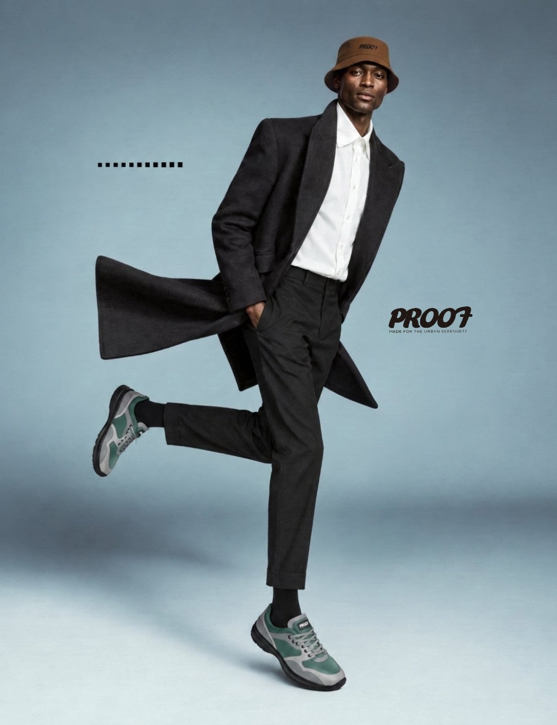 Leather and swayed Sneakers