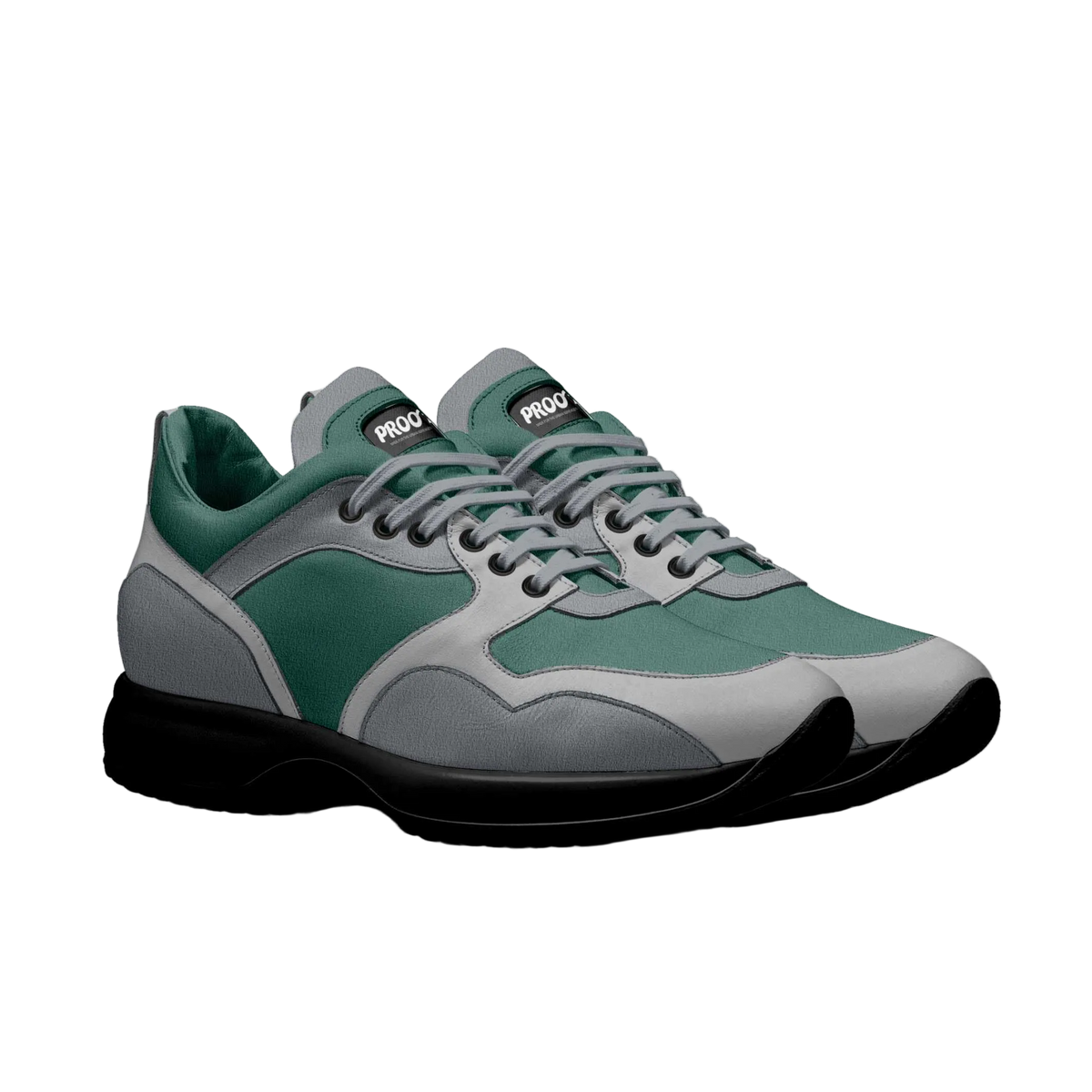 Leather and swayed Sneakers