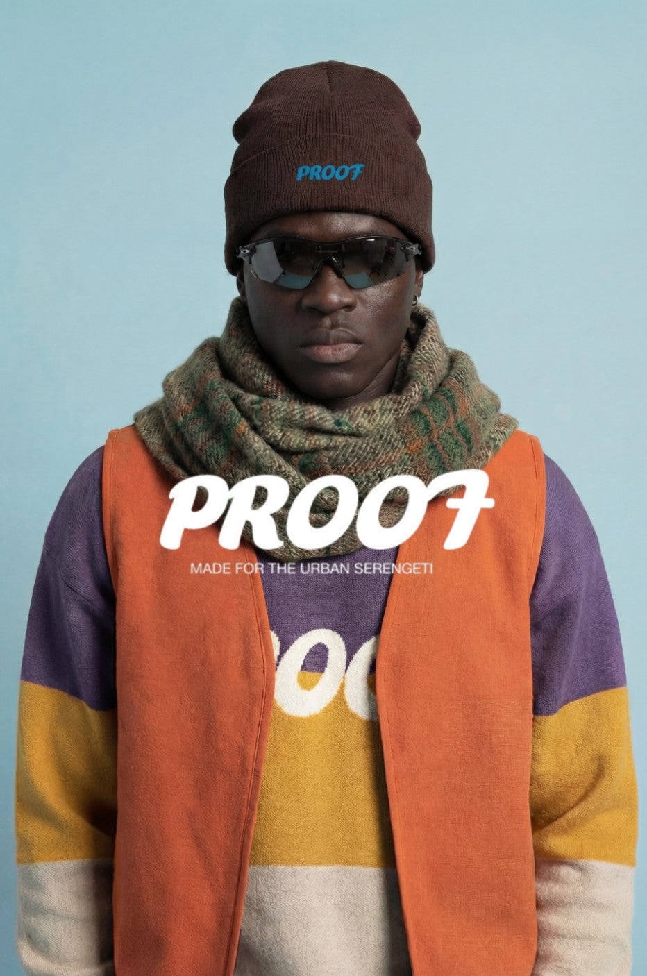 Relaxed fit knitted crew neck sweater