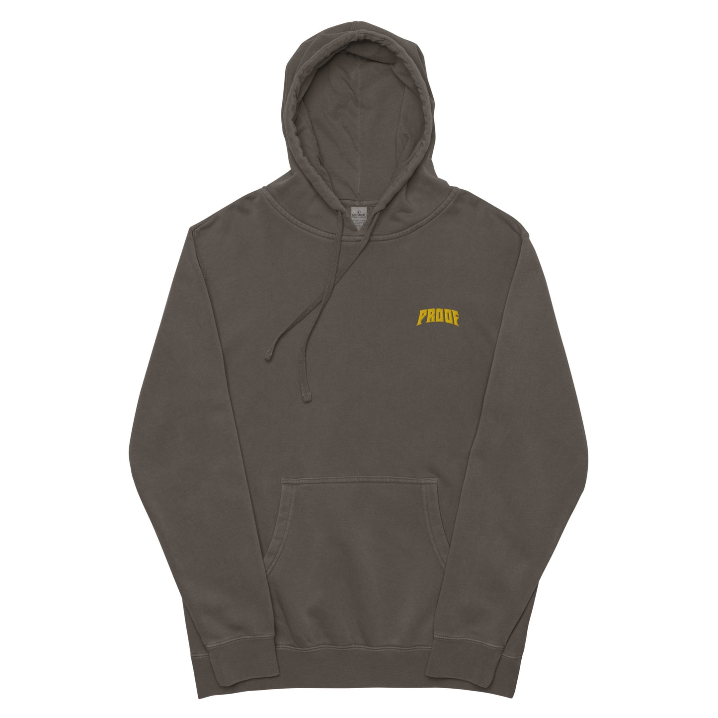 pigment-dyed hoodie