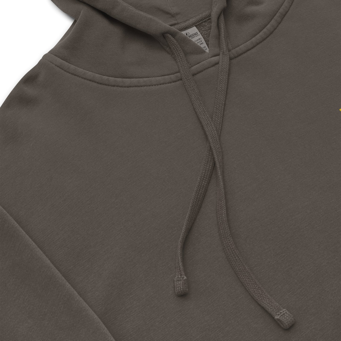 pigment-dyed hoodie