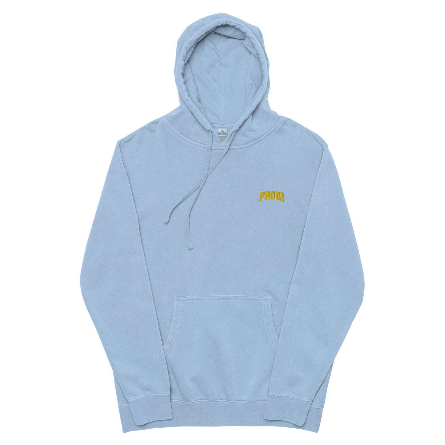 pigment-dyed hoodie