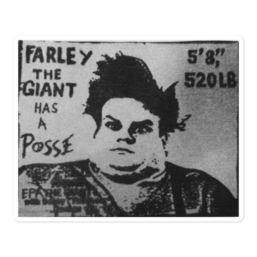 FARLEY THE GIANT Bubble-free stickers